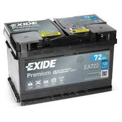 Exide EA722 Premium Carbon Boost 72Ah Autobatterie