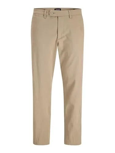 JACK & JONES Male Chino Hose Relaxed Fit - Bequeme Chino Hose im Relaxed Fit für den lässigen Look. Hergestellt aus hochwertiger Baumwolle mit elastischem Anteil für optimale Bewegungsfreiheit.