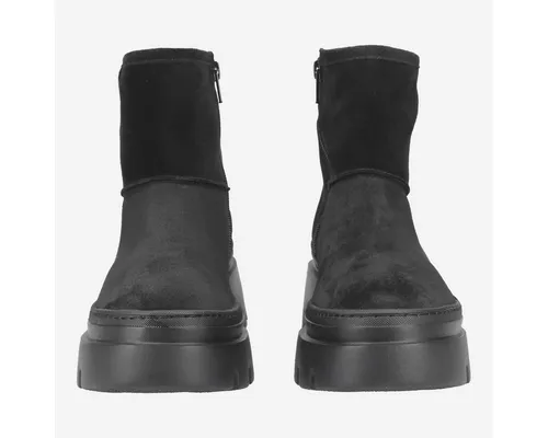 Paul Green 8113-014 Boots - Damen Stiefel mit warmem Futter in schicker Velourslederoptik, ideal für kalte Tage. Der innenliegende Reißverschluss sorgt für einfaches An- und Ausziehen, während die dicke Profilsohle für Komfort und Style sorgt.