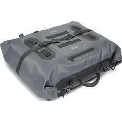 FC-Moto Ever-ST Roll-Top Hecktasche 32-40 L grau - Vielseitige Hecktasche mit abnehmbaren Schultergurt und Luftablassventil. Ideal für Motorradtouren, bietet schnellen Zugriff auf Ihre Essentials.