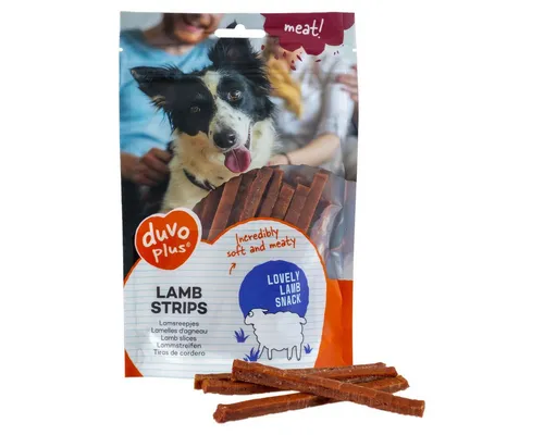 DUVO+ Hundesnack Lamm Strips, für: Hund