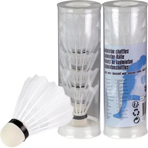 Federbälle Federball Badminton Badmintonbälle Badmintonset 5 Stk Bälle Ball Weiß