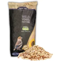 Lyra Pet® Erdnusskerne gehackt mit Haut 10 kg - Energieriegel für Vögel - Vogelfutter mit gehackten Erdnusskernen, reich an Ballaststoffen für eine gesunde Verdauung. Ideal für Balkon und Garten, hinterlässt kaum Abfälle und unterstützt Vögel ganzjährig mit wertvoller Energie.