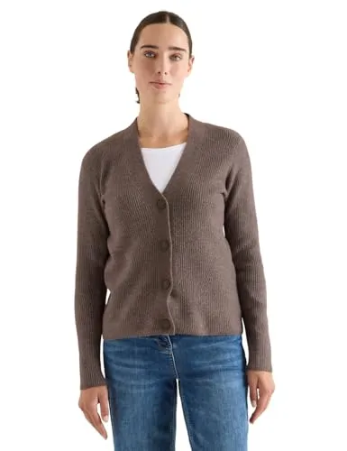 Produktbild CECIL Damen Cardigan in XXL, mushroom taupe melange