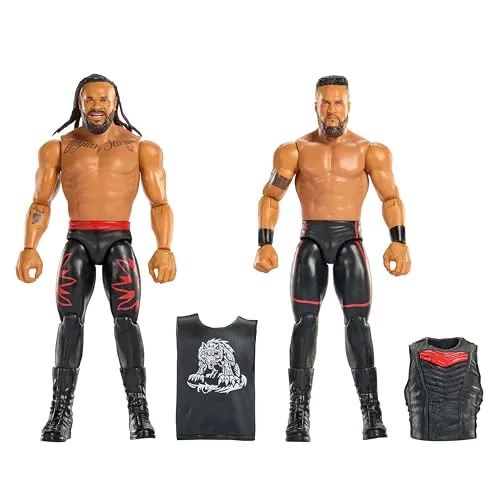 Mattel WWE Hauptkampf Showdown-Actionfiguren 2er-Pack Tama Tonga & Jacob Fatu