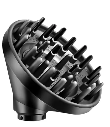 Xaosin Diffusor Aufsatz für Dyson Airwrap HS01 HS03 HS05, Diffuser Haare Locken Tragbarer Diffusordüse Haardiffusor-Aufsatz, Umwandlung für Airwrap Curling Styler in Einen Haartrockner Grau