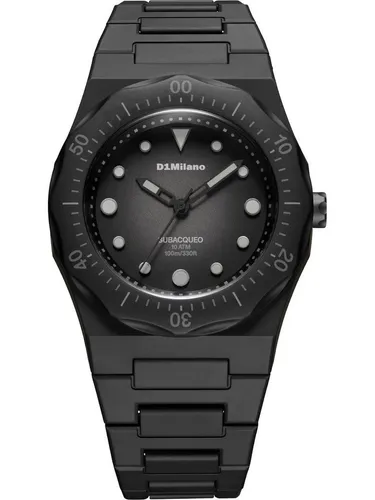 D1 Milano Quarzuhr Herren Analog Quarz Klassikuhr - Elegante D1 Milano Quarzuhr für Herren, wasserdicht bis 10 bar und mit robustem Gehäuse aus Polycarbonat. Ideal für jeden Anlass und sorgt für einen stilvollen Auftritt.