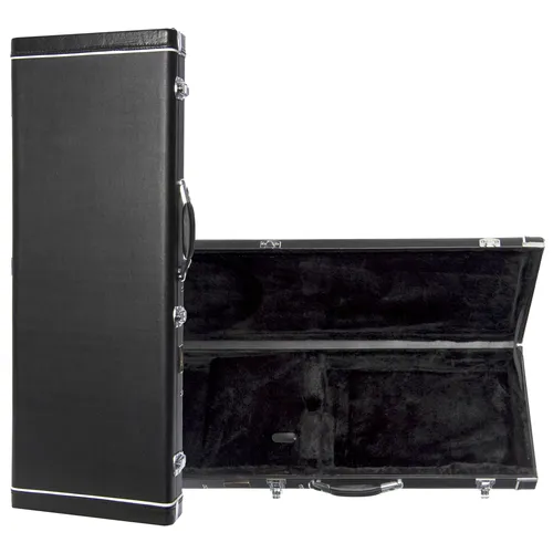 Fame EG-2 Electric Guitar Case - Wetterfester E-Gitarren-Koffer mit dickem Plüsch-Innenfutter und großem Zubehörfach für optimalen Schutz und Stabilität während des Transports.