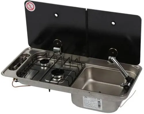Can FL1401 Kocher-Spülen-Kombination, 2-flammig