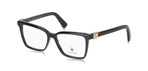 Lanvin LNV2647 001 Black Eyewear Woman Acetato, Rectangle, 53