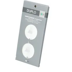 Zack PECO Handtuchhaken 2er Set rund 45 cm weiß in weiß von Zack