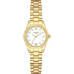 Glanzstücke München Quarzuhr gelbgold - Elegante Damen Armbanduhr mit hochwertigem Quarzwerk und stilvollem Gliederarmband in gelbgold. Ideal für besondere Anlässe oder den Alltag.