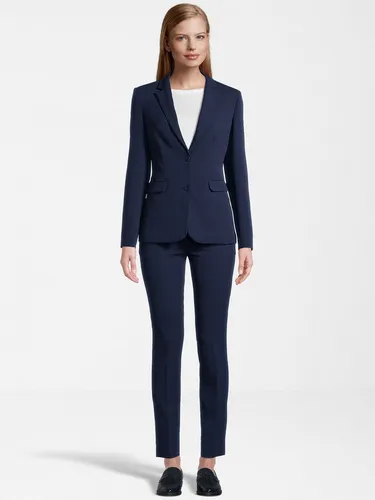 Vestino Damen Hosenanzug elastisch - Hosenanzüge für Damen, taillierter Blazer mit zwei Knöpfen und schmaler Hose aus elastischem Stoff für optimalen Tragekomfort und vielseitige Kombinationsmöglichkeiten.