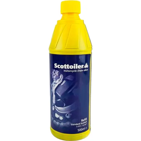 Scottoiler Scottoil Kettenöl Blau 500ml Fließend sauber für Dein Motorrad