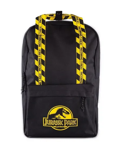 Jurassic Park Rucksack Black - Tagesrucksäcke mit professioneller Verarbeitung, Reißverschlussfächern und verstellbaren Schultergurten – perfekt für Abenteuer und Fans von Jurassic Park!