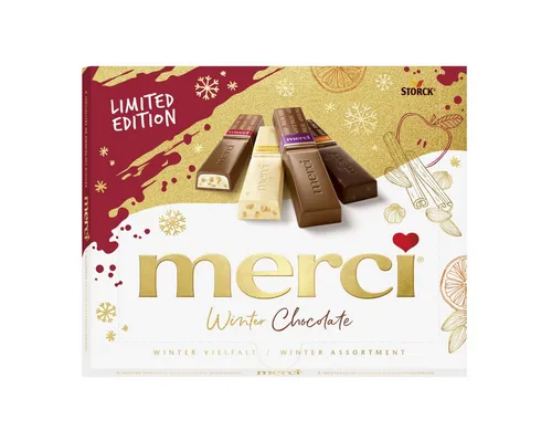 Merci Schokolade, Merci Finest Selection Winter Chocolate Pralinen Packung 250g