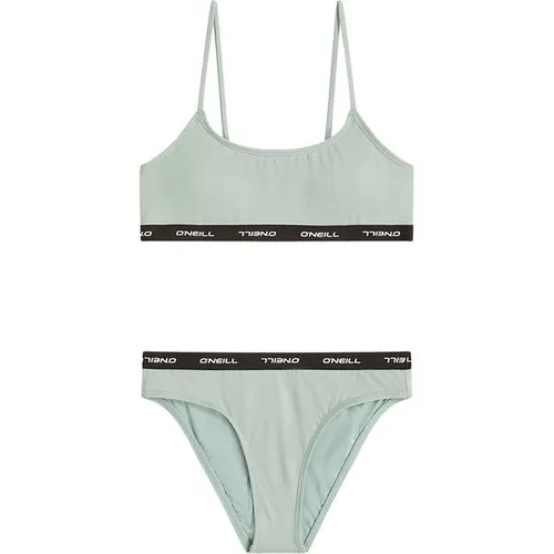 O'NEILL Kinder Bikini SPORT BIKINI SET - Das O'NEILL Sport Bikini-Set bietet optimalen Komfort für Wasseraktivitäten. Der elastische Bund und das Bralette-Oberteil mit festen Trägern garantieren perfekten Sitz und Bewegungsfreiheit.