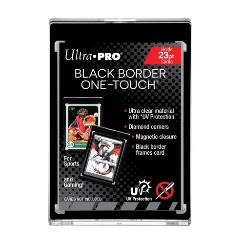 Ultra Pro - 23PT Black Border UV ONE-TOUCH Magnetic Holder