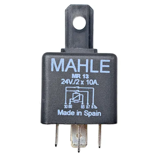 Relais | Mini | 5-polig | Doppelschließer (NO) | 24V | 2x10A | mit Widerstand