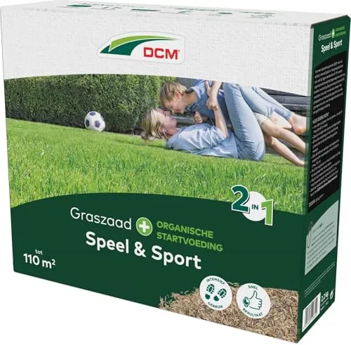 DCM Grassamen Plus Spiel & Sport 2,2Kg in braun von DCM