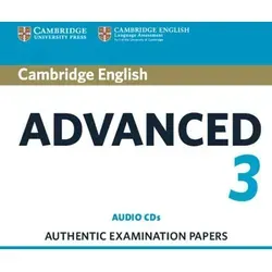 Cambridge English Advanced 3, Audio-CDs (3) - Audio-CDs für das Cambridge English Advanced Prüfungsformat, ideal zur Verbesserung des Hörverstehens und zur optimalen Prüfungsvorbereitung.