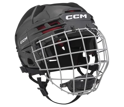 CCM Tacks 70 Helm Combo Senior - Navy, Größe M - Eishockey-Helme mit optimalem Schutz und Komfort, ideal für Spieler, die Wert auf Sicherheit und Leistung legen.