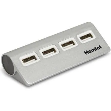 Hamlet 4 Port 480 Mbps usb 2.0 hub (USB-A, 4 Ports) (XHUB4020AL)