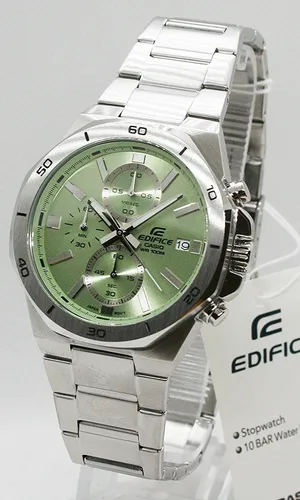 Casio Watch EFV-640D-3AVUEF - Hochwertige Herren-Armbanduhr mit sportlichem Chronographen-Design, 10 Bar wasserdicht, Kalenderfunktion und leuchtenden Zeigern. Perfekt für jeden Anlass und kommt in einer eleganten Geschenkbox.