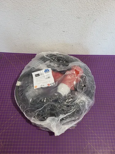 AS Schwabe Strom Verlängerungskabel H07RN-F 5G4 32A 25m - Elektrische Kabel & Leitungen, robustes Verlängerungskabel mit 32A Nennstrom und IP44 Schutz, ideal für den Einsatz im Außenbereich.