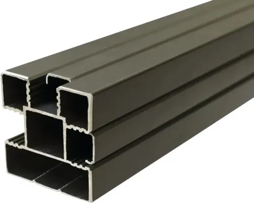 Alupfosten Ecosteck inkl. Pfostenkappen