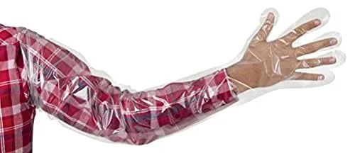 Kerbl 1536 Einmalhandschuhe, Veterinär, 100 Stück Spenderkarton