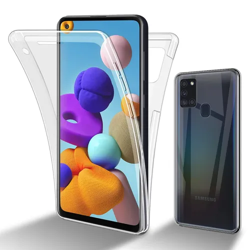 Hülle für Samsung Galaxy A21s Handy Case Cover Fullcover Display Schutzhülle