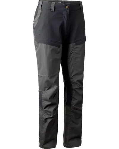 Deerhunter Lady Ann Hose - Schwarze Tinte - Bequeme Hose mit verstellbarem Bund und elastischem Material. Ideal für Outdoor-Aktivitäten mit praktischen Taschen für Ihre Essentials.