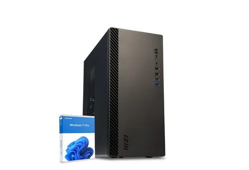 dcl24.de Office PC Ryzen 5 5600G, Onboard, 16GB RAM, 1TB SSD Business-PC (AMD Ryzen 5 AMD Ryzen 5 5600G, Onboard, 16 GB RAM, 1000 GB SSD, Luft, Windows 11 Pro, WLAN)