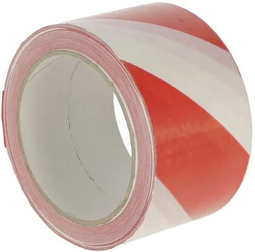 Produktbild KERBL Warnband rot; weiß 60 mm x 66 m, selbstklebend, 291341 000000000001951126