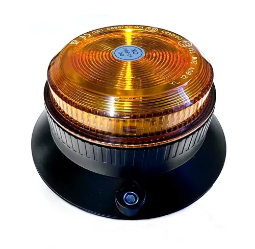 LED Rundumleuchte Warnleuchte 4 Blitzmuster  ECE  R10 E9 Magnet PKW LKW Traktor