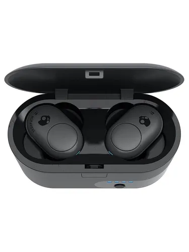 Skullcandy Push True-Wireless-Kopfhörer - In-Ear-Bluetooth-Kopfhörer mit 12 Stunden Akkulaufzeit und sicherem Halt durch FitFin-Gelaufsätze, ideal für Musikliebhaber unterwegs.