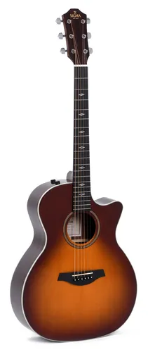 SIGMA GUITARS GTCE-2-SB Grand OM Elektro-Akustik