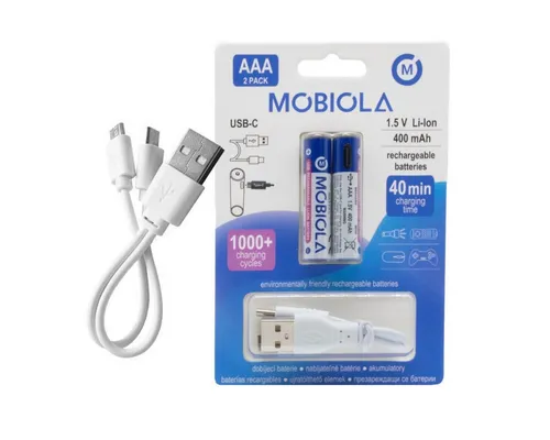 Vega AKKU / BATTERIE MOBIOLA MBAAA400 USB-C (4400 mAh) (53472478)