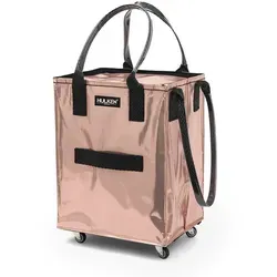 Hulken Bag Shopper mit Rollen in Roségold in gold von Hulken