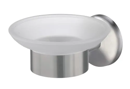 TrendLine Seifenschale Simple Round Edelstahl ohne Bohren Seifenablage