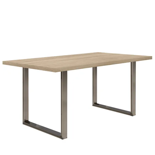 Esstisch Sonoma Eiche 160x90 cm - Tische & Stehtische – Stilvoller Küchentisch im Industrial Style, gefertigt aus hochwertigem Holzwerkstoff mit robustem Metallgestell, ideal für moderne Essecken.