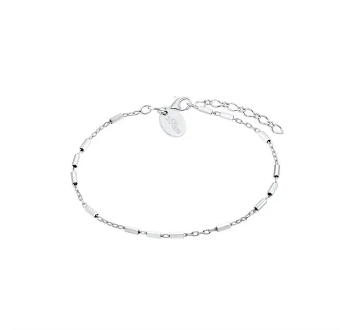 s.Oliver Armband 925 Sterling Silber für Damen - Elegantes Armband aus 925 Sterling Silber, verstellbar von 17 bis 20 cm. Kommt in einer stilvollen Geschenkbox – ideal als Geschenk für besondere Anlässe.