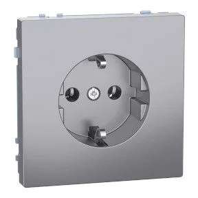 Schneider Electric Merten MEG2301-6036 Schuko Steckdose in silber von Merten