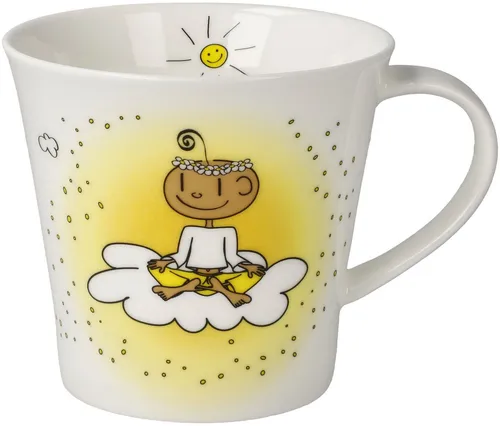 Goebel Tasse Coffee-/Tea Mug Der kleine Yogi- Dein Lächeln, 1-tlg., Porzellan