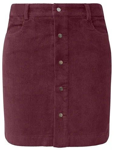 QS Damen 2172057 Mini Rock, Red, 44 - Stylischer Mini Rock in Rot, perfekt für einen trendigen Look und ideal für frühlingshafte Anlässe.