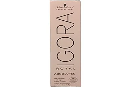 SCHWARZKOPF Igora Royal Absolutes Permanent Anti-Age Color Creme 7-140 Mittelblond Cendré Beige Natur 60 ml