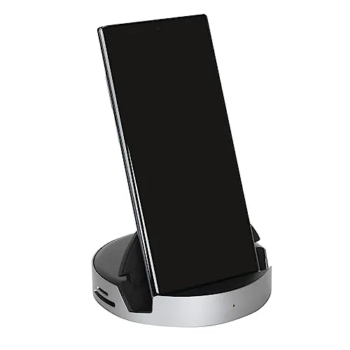 Targus Universal DeXPhone Workstation - USB-C Docking Station - Weiteres Notebook-Zubehör mit HDMI-Anschluss für 4K-Displays, 18W PD-Ladefunktion und vielseitiger Konnektivität für ein optimales Smartphone-Desktop-Erlebnis.