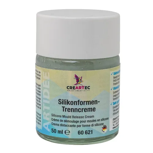 Silikon-Formen-Trennmittel 50 ml - Technische Vaseline für perfekte Trennung von Gießformen, ideal für poröse und saugfähige Oberflächen