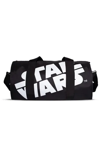 Star Wars - Sportsbag - Kleidung für Erwachsene, stilvolle schwarze Sporttasche aus 100% Polyester, ideal für Fans der Saga und perfekte Begleitung für Fitness und Reisen.